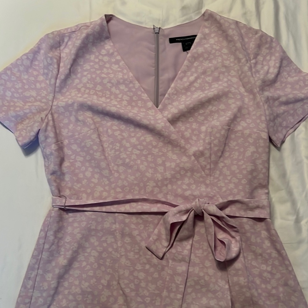 Purple Drop Waist Dress